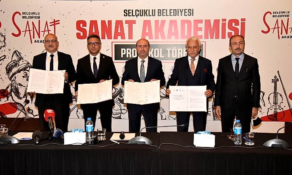 Konya’da sanata Selçuklu Yıldızı’nın imzası dokunacak SELÇUKLU SANAT AKADEMİSİ’NİN PROTOKOLÜ İMZALANDI